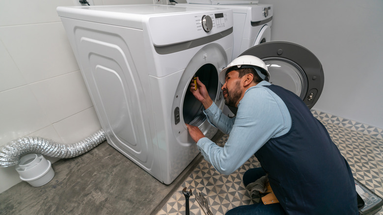 Milford washer- dryer installation